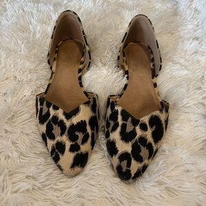 OLD NAVY Leopard Print Pointed Toe Flats
